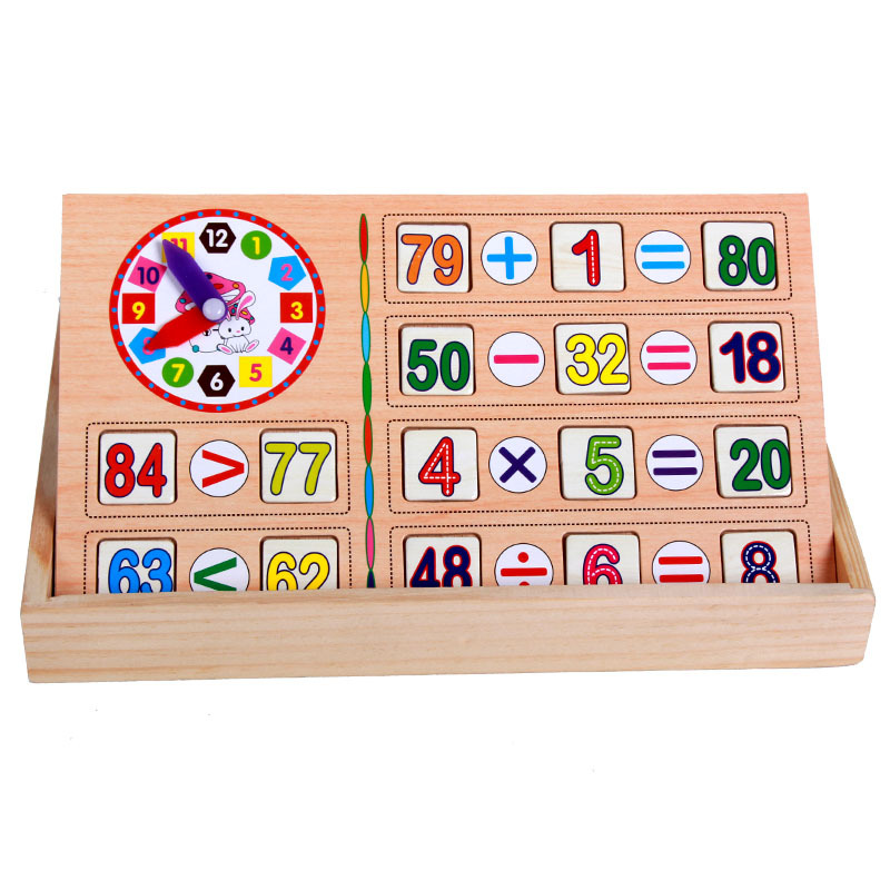 Hộp que tính kèm 100 số gỗ