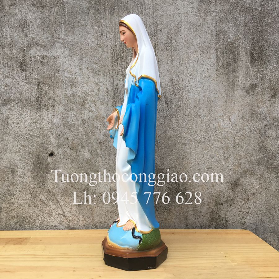 Tượng Đức Mẹ Ban ơn 45cm