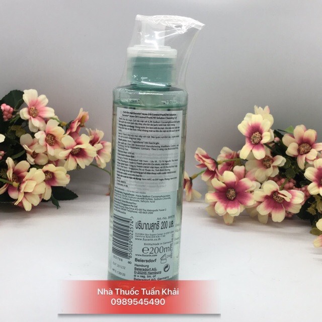 (CHÍNH HÃNG) Sữa Rửa Mặt Eucerin Eucerin Pro ACNE Solution Cleansing Gel Cho Da Dầu Mụn