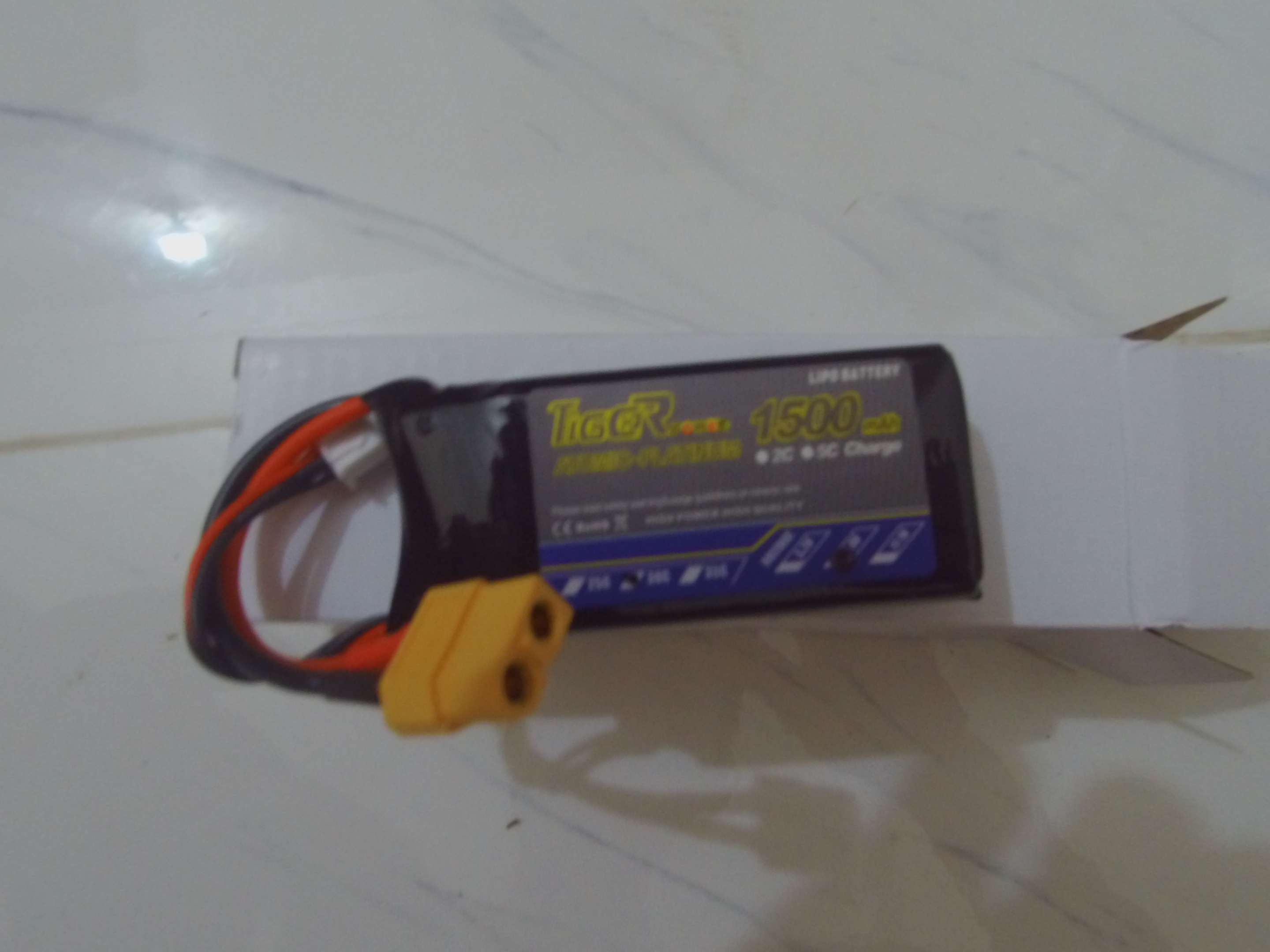 Pin Tiger LiPo 2s (7.4v) 1500mah 30C