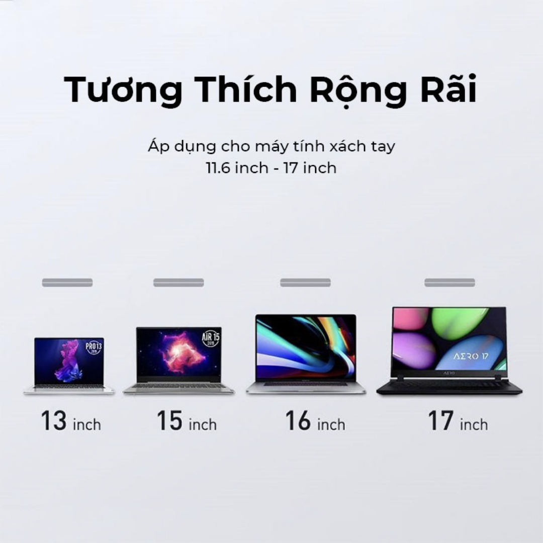 [HCM]Đế tản nhiệt siêu mỏng dùng cho Macbook/Laptop Baseus Papery Notebook Holder