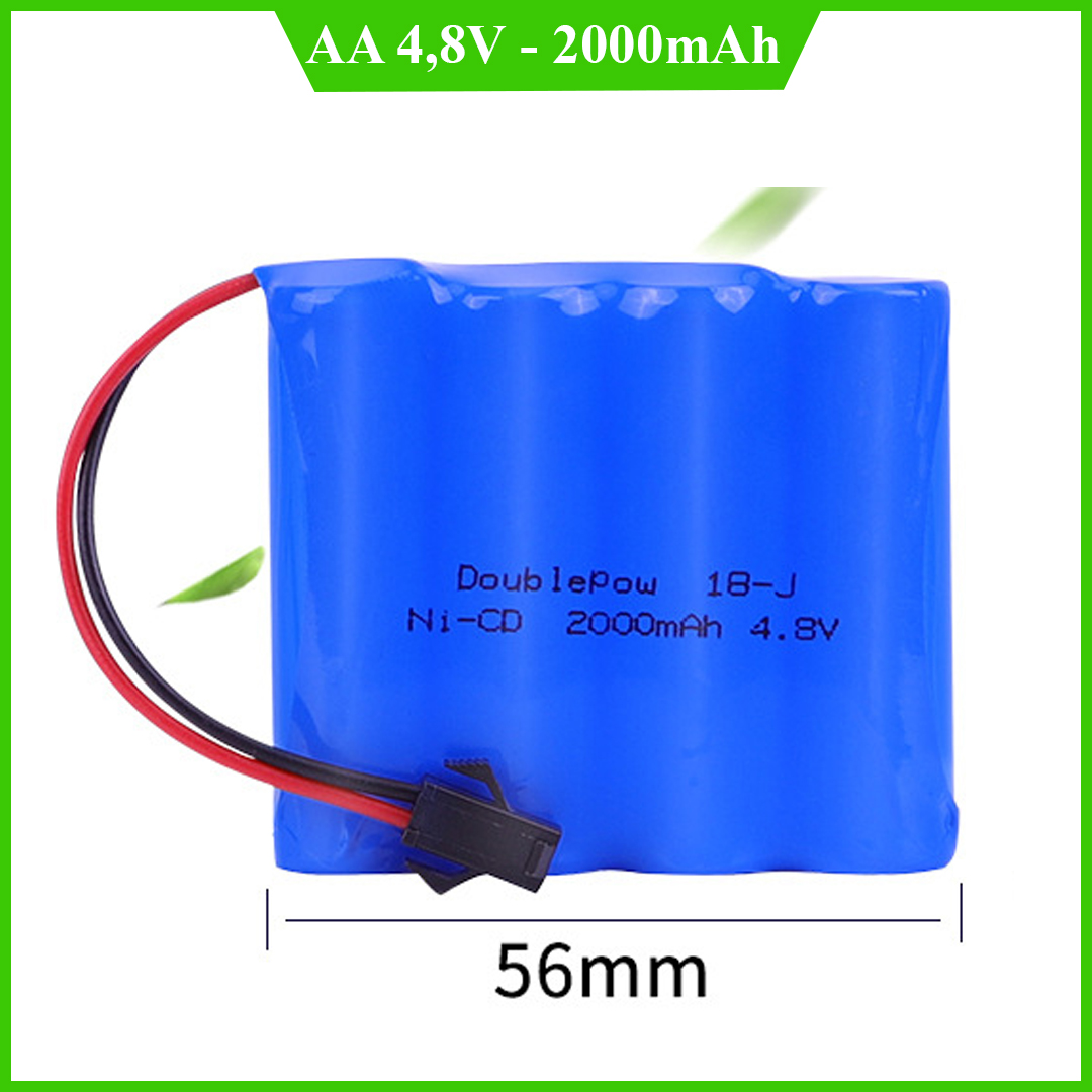Pin đồ chơi ô tô mô hình điều khiển từ xa 1800mAh - 2800mAh - 3.6V 4.8V 6V 7.2V - Bộ pin sạc AA niken-cadmium NI-CD, phích cắm SM