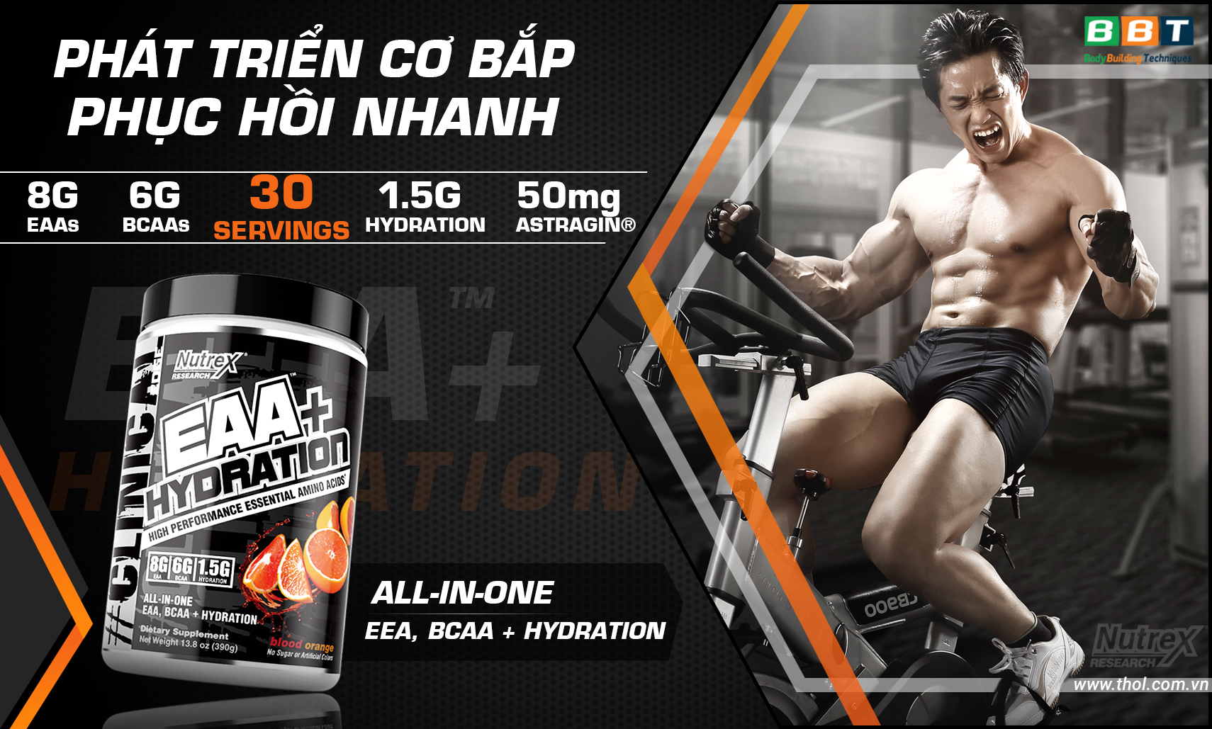 [HCM]EAA+ HYDRATION Phát Triển Phục Hồi Cơ Bắp Nhanh