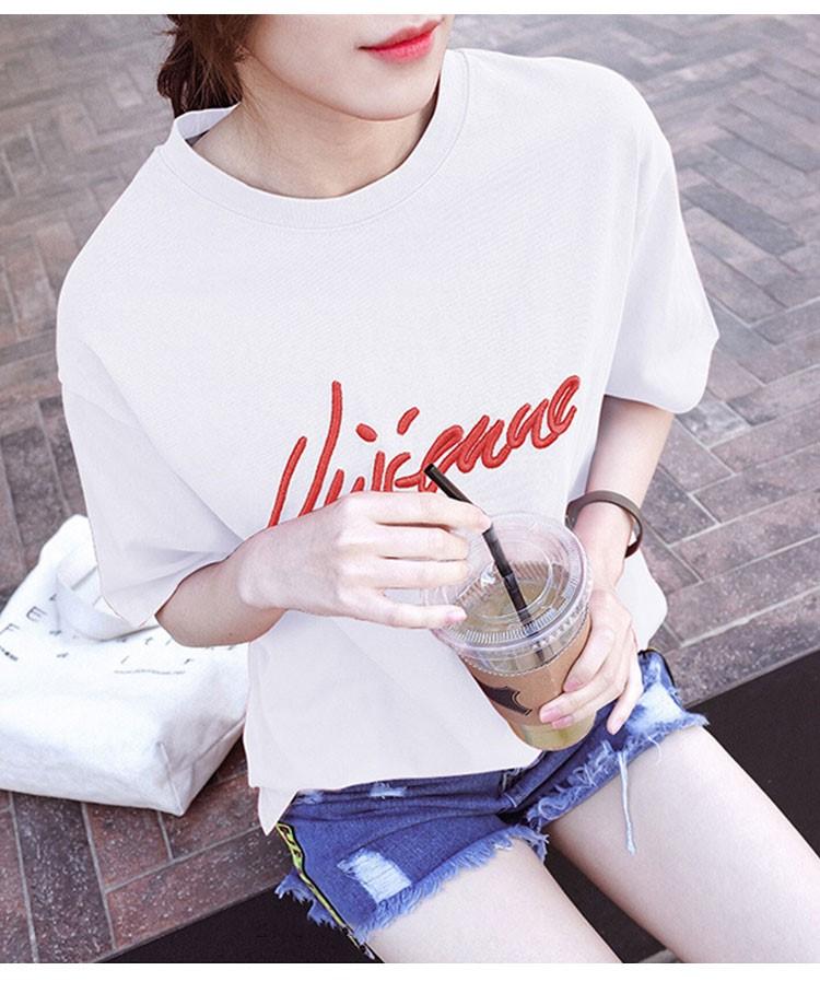 Áo thun nữ, áo thun thời trang, áo thun nữ in chữ WIENNE thời trang Hàn Quốc vải Cotton dày mịn