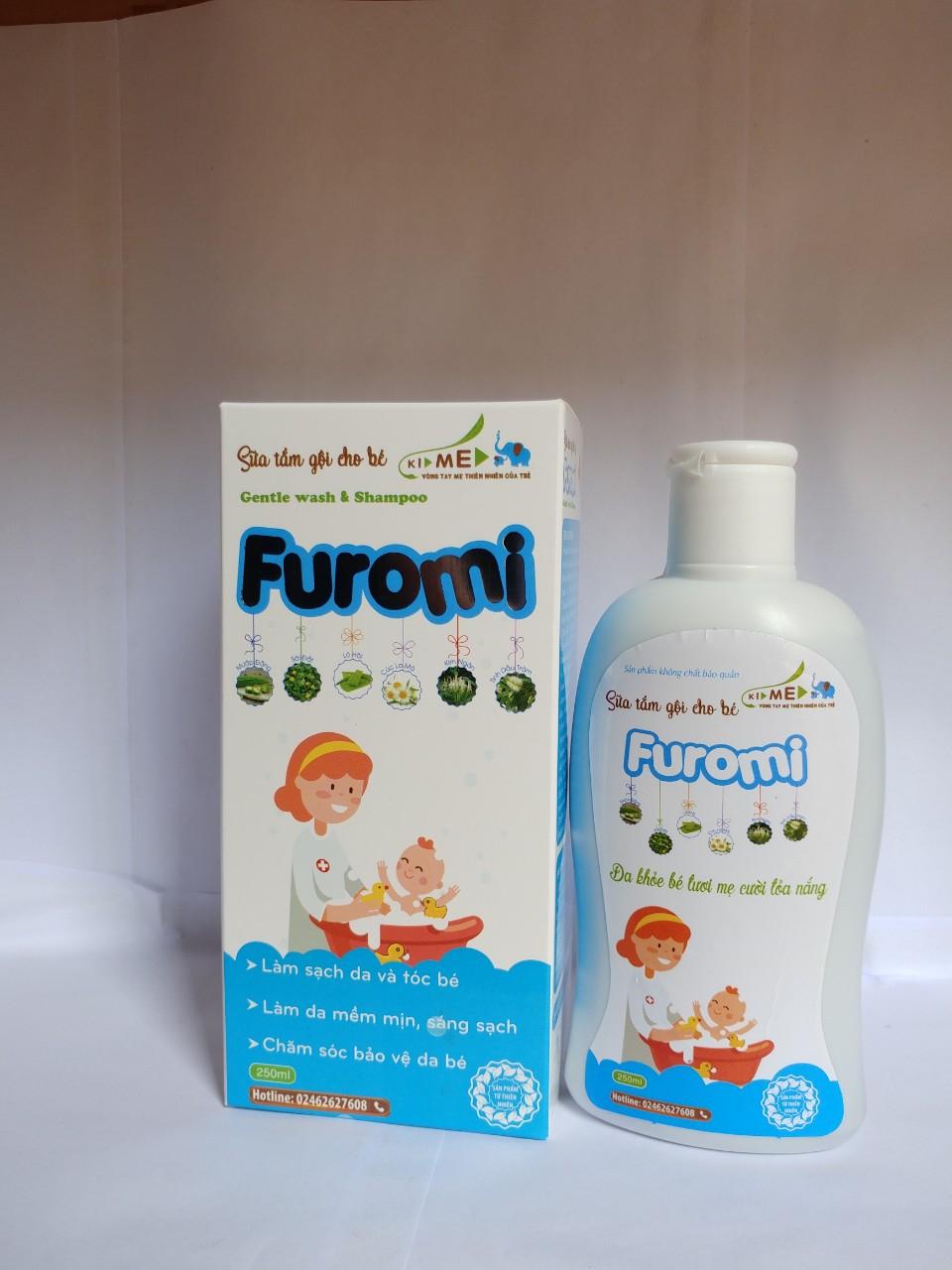 Nước tắm thảo dược dành cho bé furomi