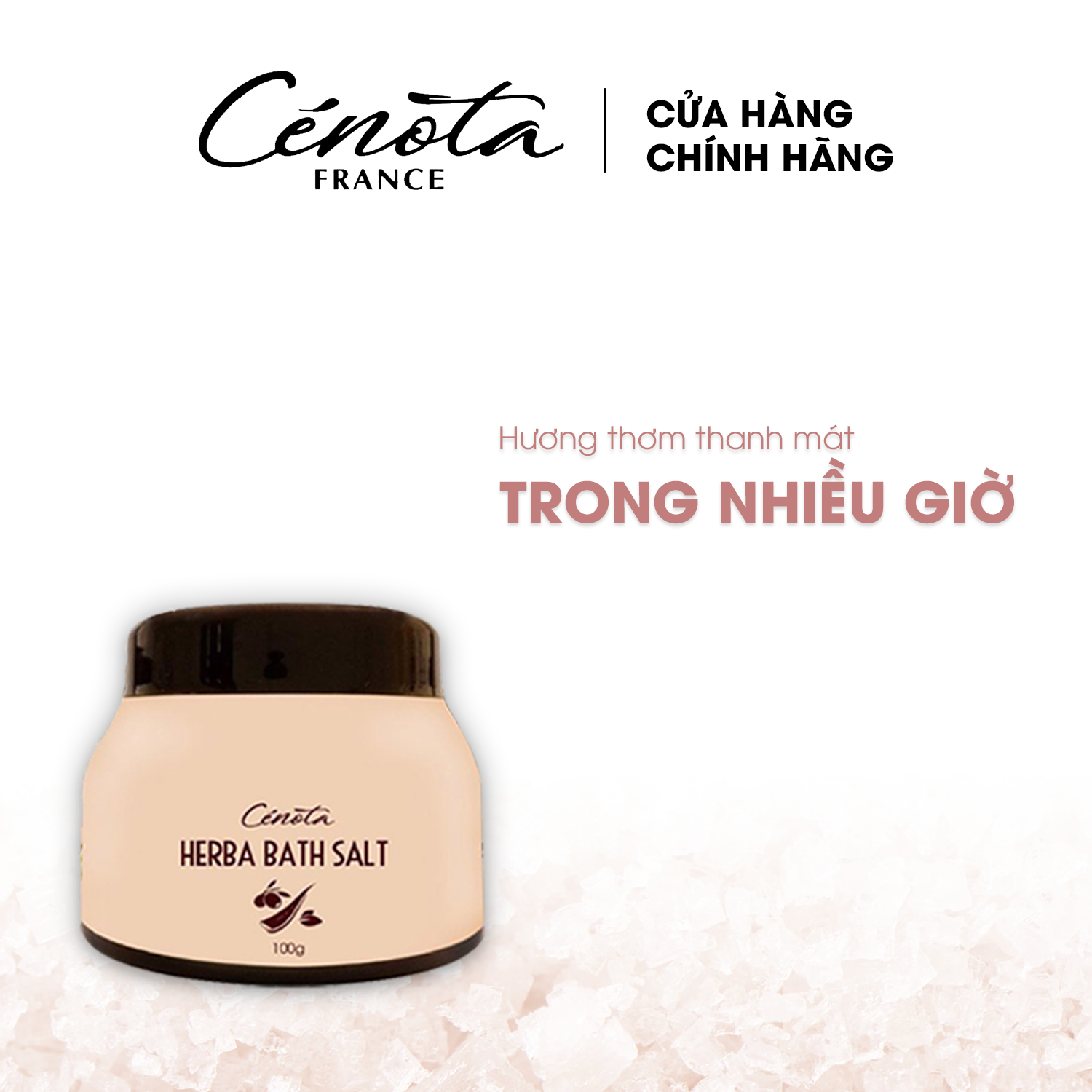 Muối tắm thảo dược Cénota Herba Bath Salt 100g