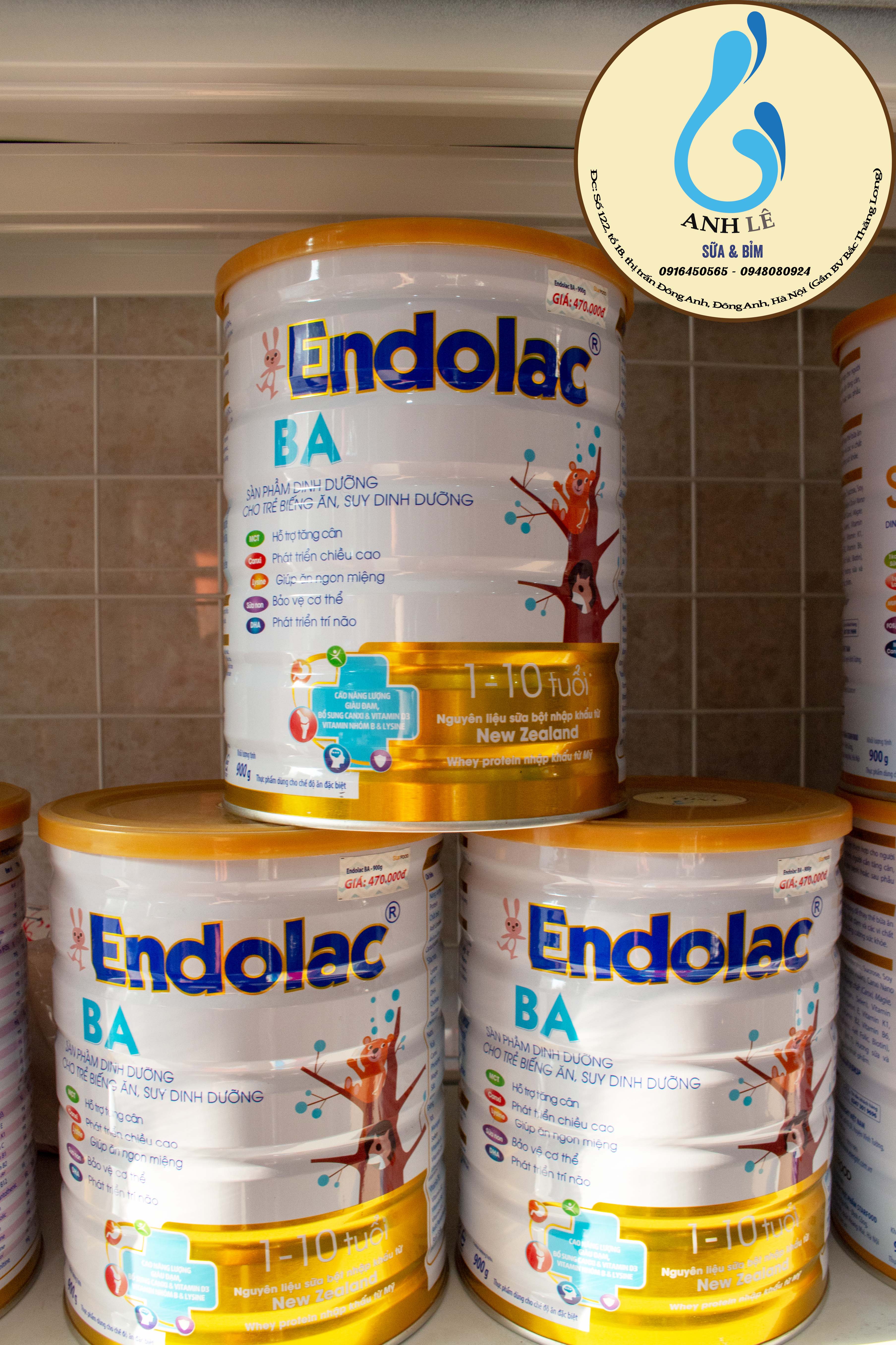 Sữa bột Endolac BA 400-900g