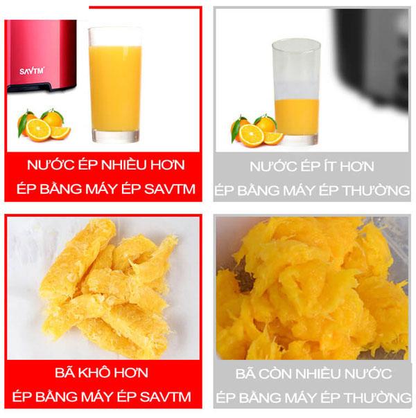 MÁY ÉP TRÁI CÂY TỐC ĐỘ CHẬM SAVTM HÀNG NHẬP KHẨU