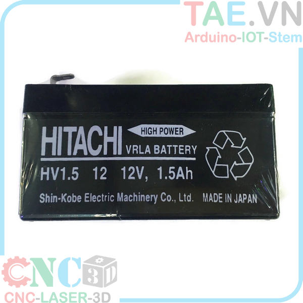 [HCM]Bình ắc quy Hitachi 12V - 1.5Ah
