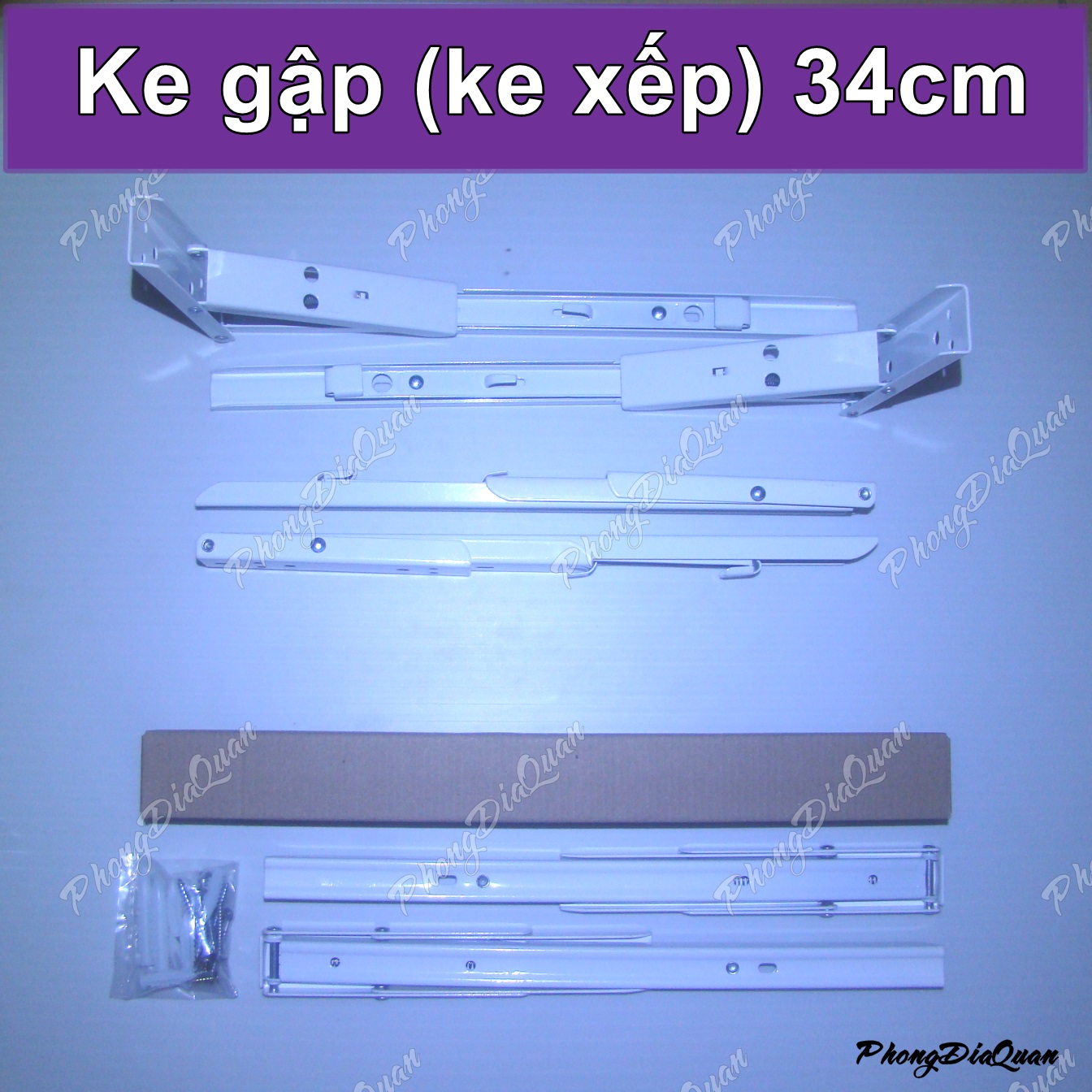 Ke gập 34cm  Ke gấp Ke xếp Bản lề gập