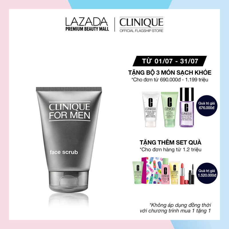 Tẩy tế bào chết cho nam Clinique For Men Face Scrub 100ml giá rẻ
