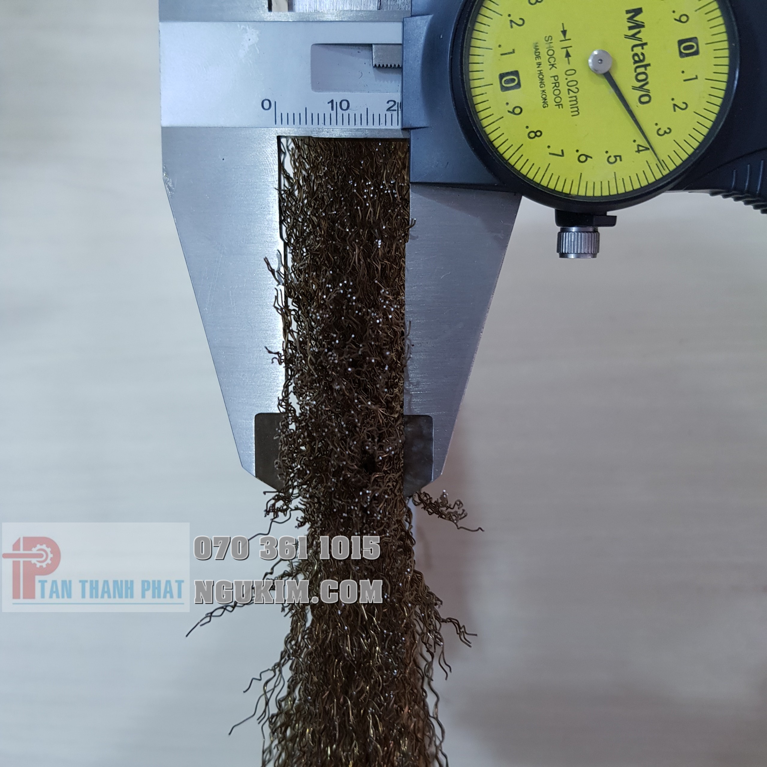 [HÀNG DÀY] Bánh cước thép vàng đánh rỉ phi 250*20*0.3*25.4mm