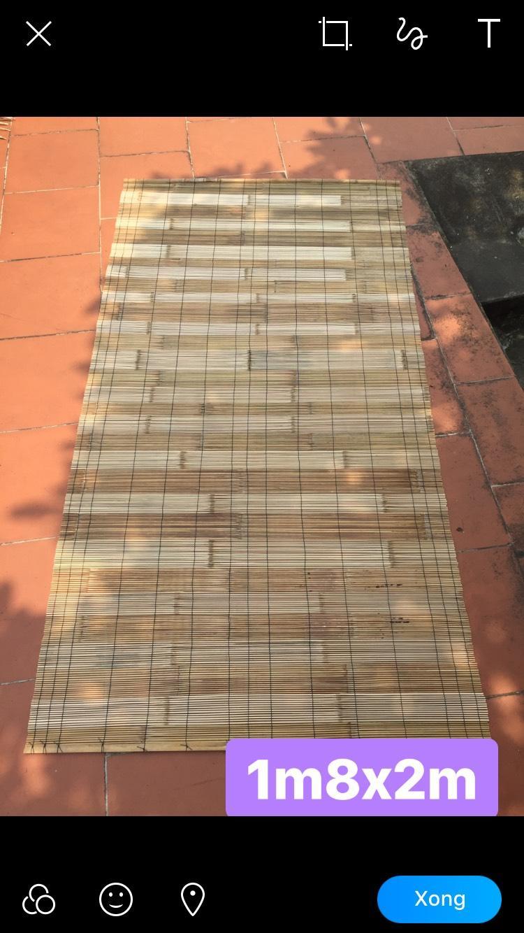 mành nứa 1m8x2m (có dây kéo lắp sẵn)