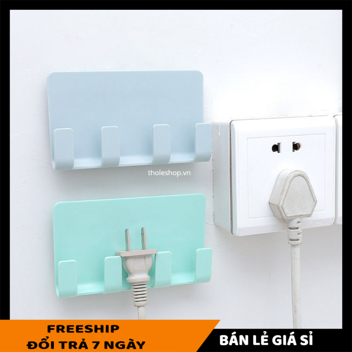 Móc treo tường tiện lợi - Kệ treo dán tường để điện thoại, móc khóa - Móc treo tường sạc giữ điện thoại - Kệ giá có giá treo sạc điện thoại [LẺ GIÁ SỈ]