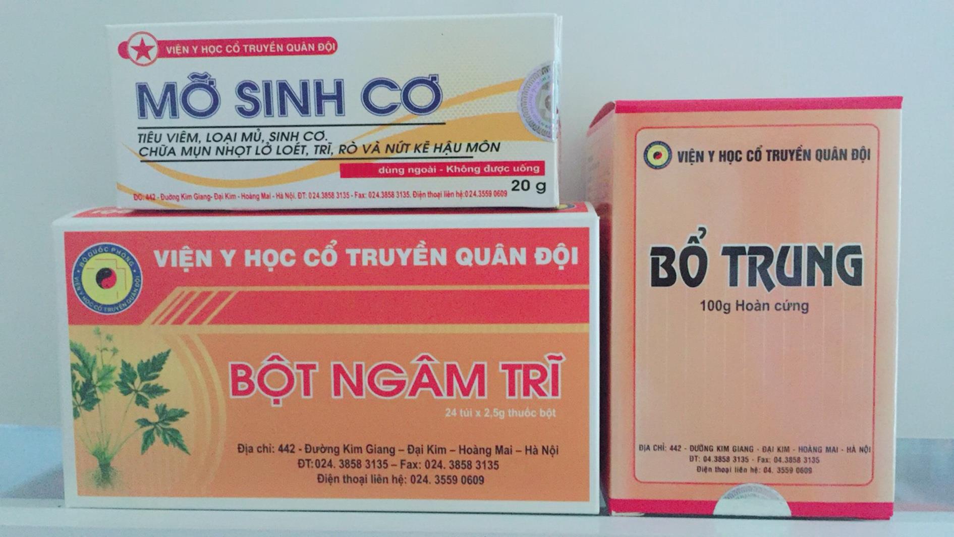 2 Combo liệu trình mỡ sinh cơ - bột ngâm trĩ - bổ trung