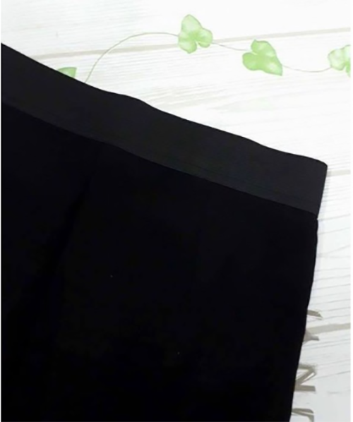 Quần baggy nữ đen (phía sau lưng thun)