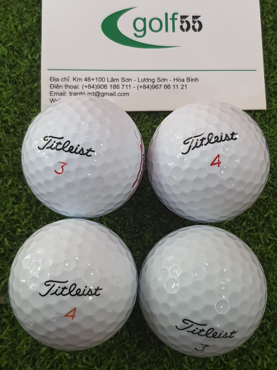 10 Bóng golf cũ titleist nxt cũ độ mới 99%