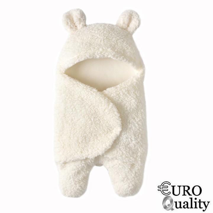 Euro Quality - Chăn ủ lông cừu vải cotton cao cấp cho bé chống lạnh 2019