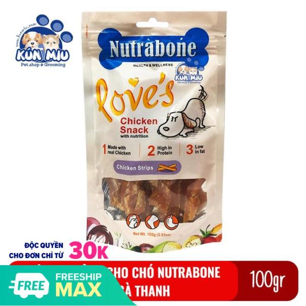 Bánh Thưởng Cho Chó Nutrabone 100Gr Vị Thịt Gà - Chicken Strips