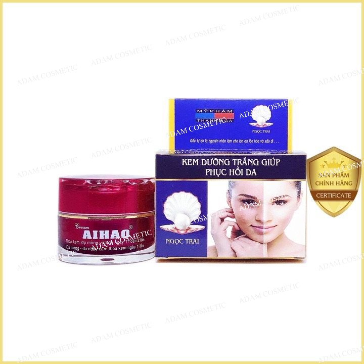 Kem AIHAO Dưỡng Trắng Giúp Phục Hồi Da (10 VIP - hộp 22gam)