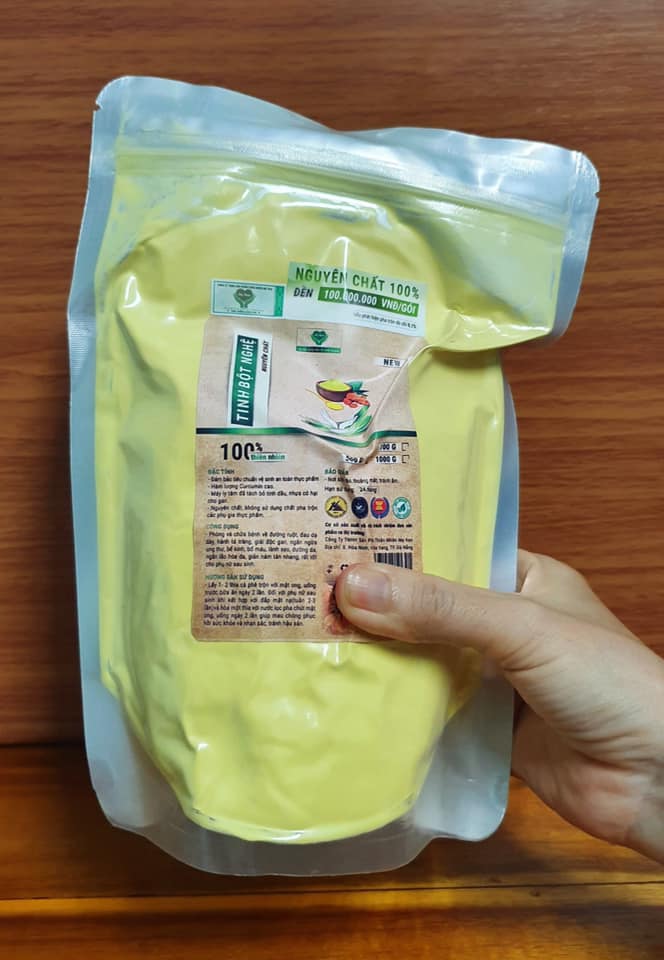 TINH BỘT NGHỆ NGUYÊN CHẤT MẸ KEN