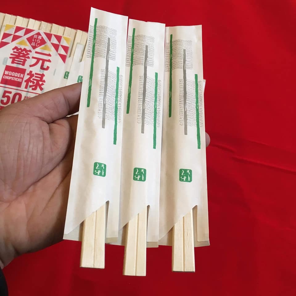 100 Đôi Đũa Gỗ Dùng 1 Lần Xuất Khẩu