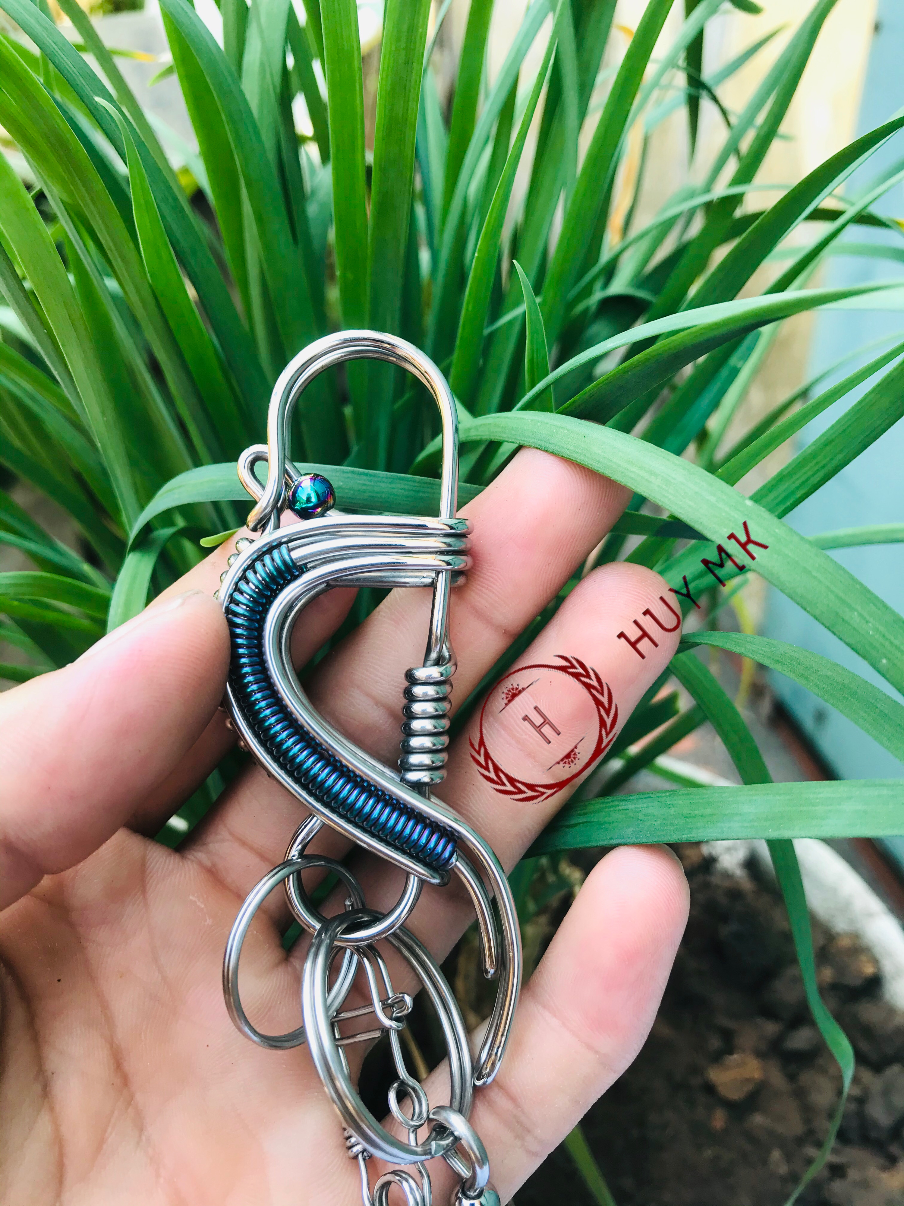 móc khóa chim bồ câu