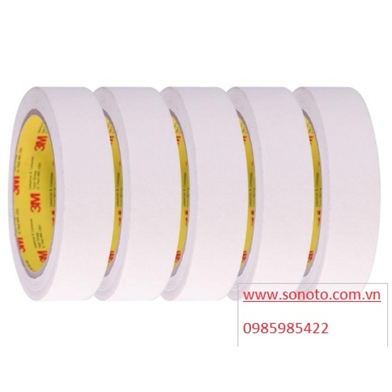 Băng dính giấy 15mm chuẩn 3.M/ băng keo giấy 3.M