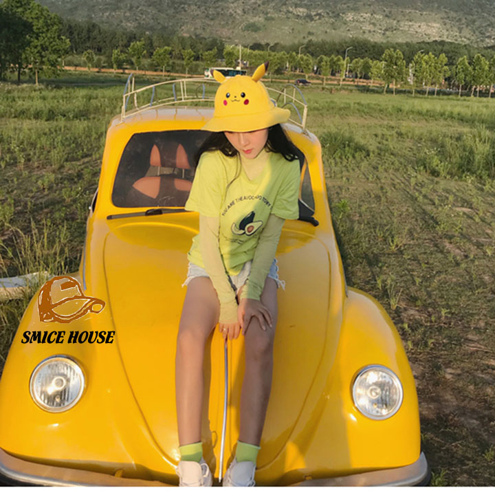 NÓN BUCKET TAI BÈO PIKACHU
