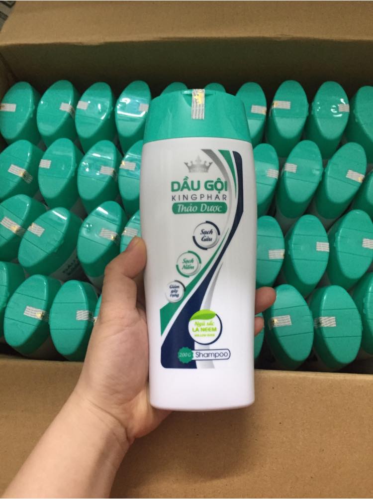 Dầu gội đầu thảo dược kingphar 200g