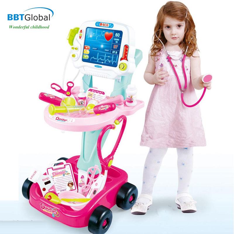 Bộ đồ chơi bác sĩ xe đẩy cao cấp 660-45 - đồ chơi trẻ em, đồ chơi y tế, đồ chơi bác sĩ, đồ chơi nhập vai