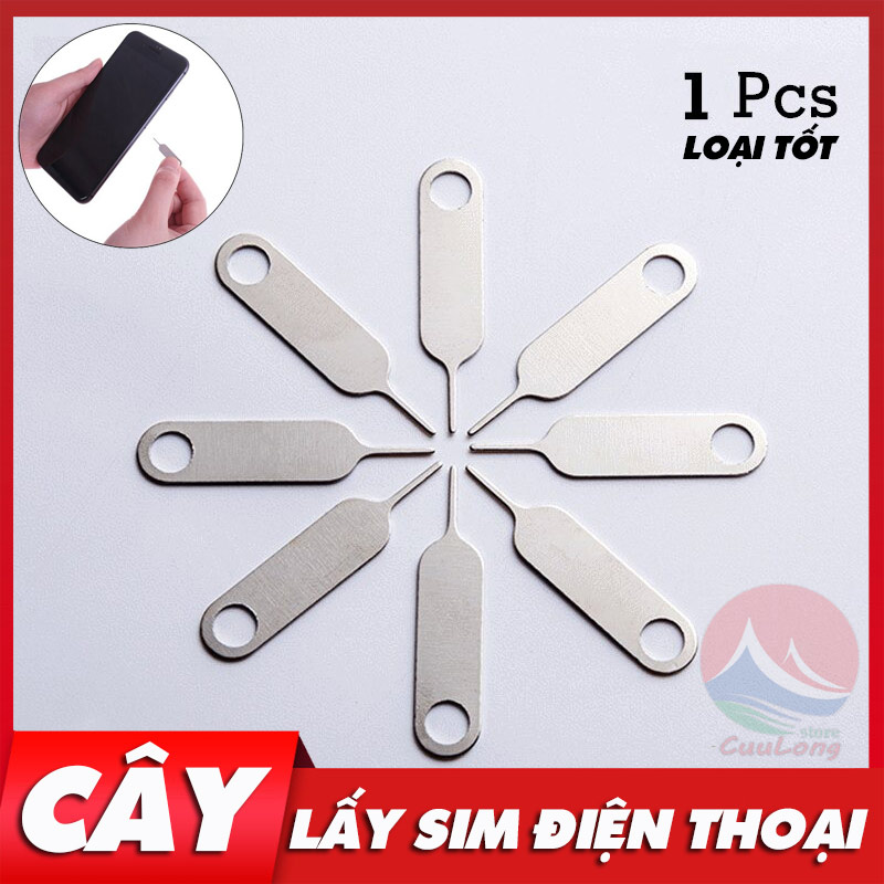 Que Lấy Sim Điện Thoại Máy Tính Bảng Cao Cấp Chất Liệu Thép Không Gỉ