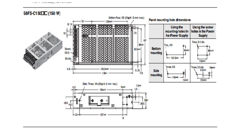 NGUỒN TỔ ONG OMRON S8FS-C15012