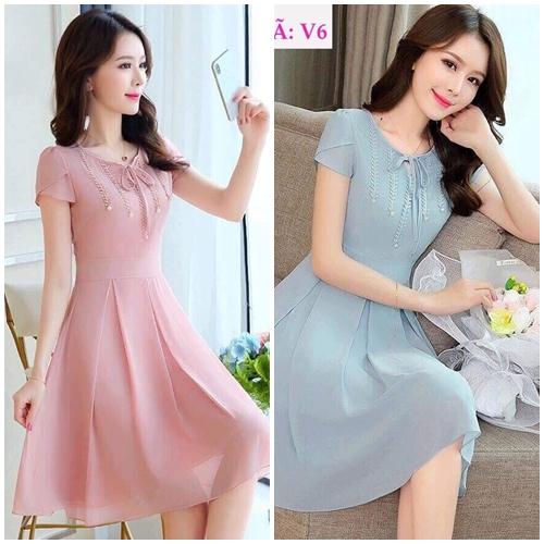 ĐẦM VOAN LỤA CAO CẤP V6
