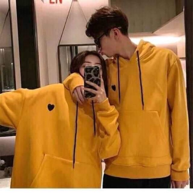 [HCM]Áo Hoodie Unisex Trái Tim Thời Trang