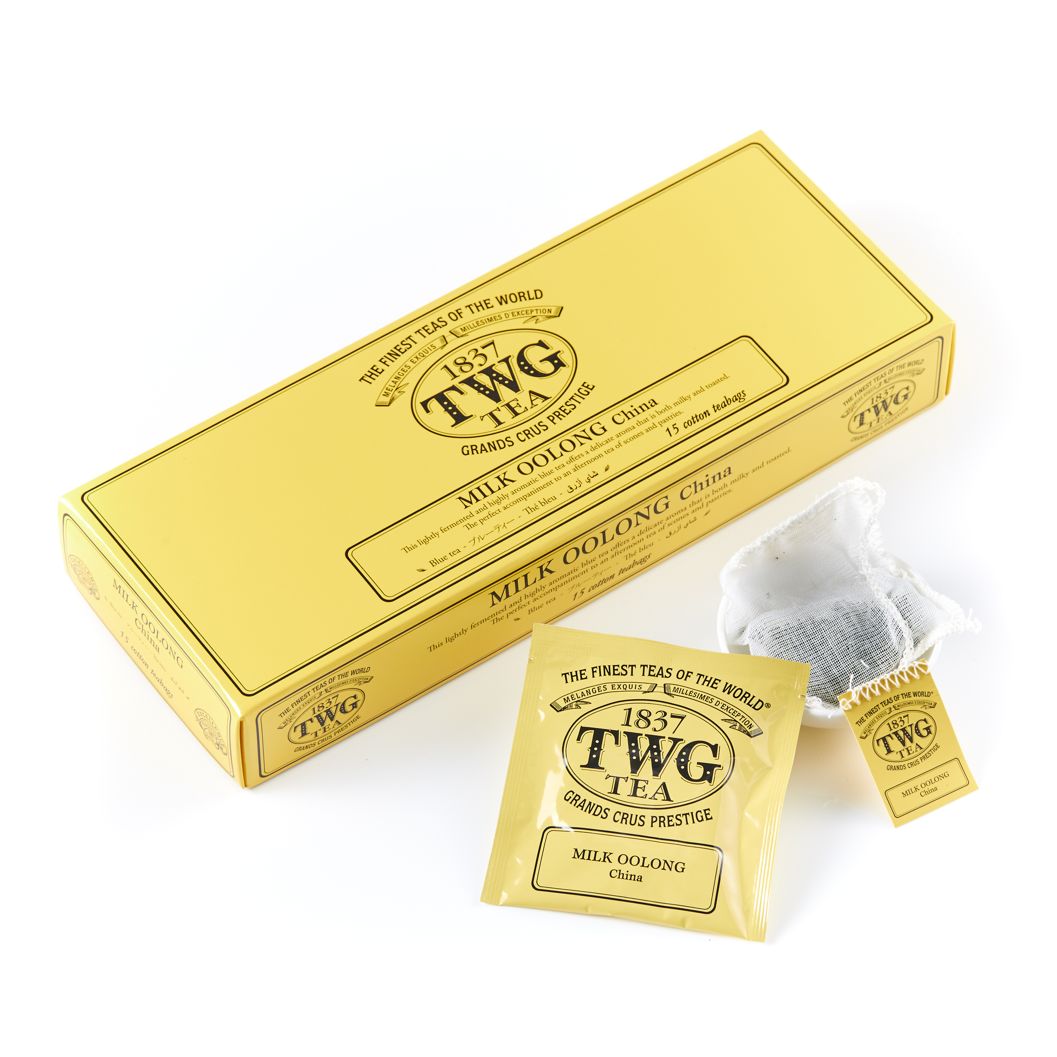 Trà TWG Tea - Milk Oolong (2.5g x 15 túi lọc) | Trà Oolong