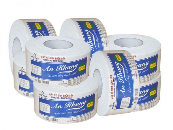COMBO 5 cuộn Giấy vệ sinh lớn An Khang Caro AKC600
