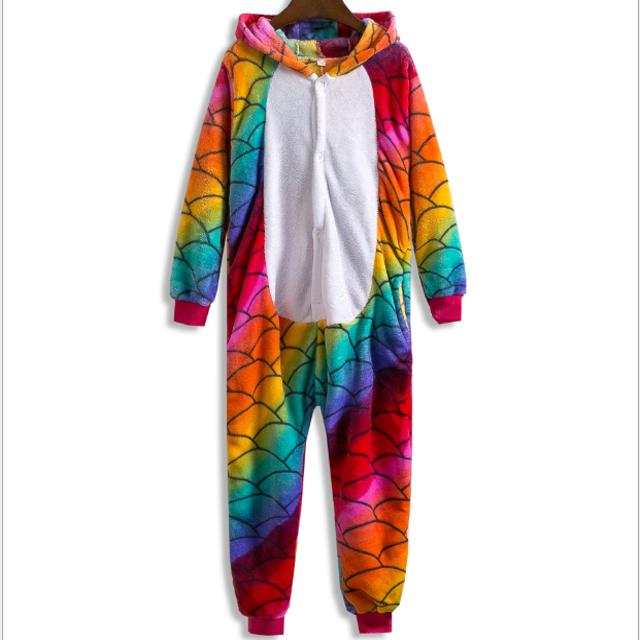 Bộ Đồ Thú Pijama Unicorn Vảy Rồng