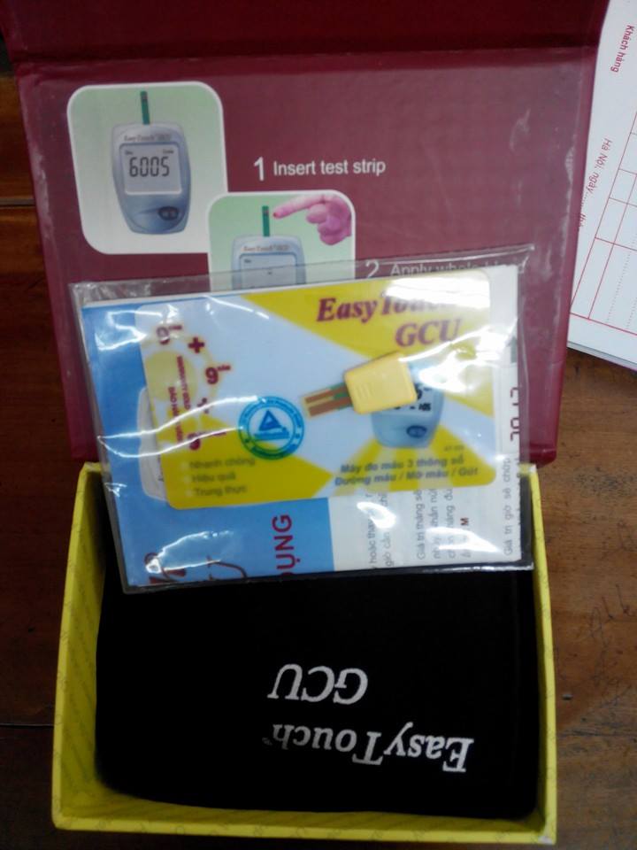 Que thử mỡ máu, cholesterol cho máy đo Easy Touch GCU ET322 (10 que)