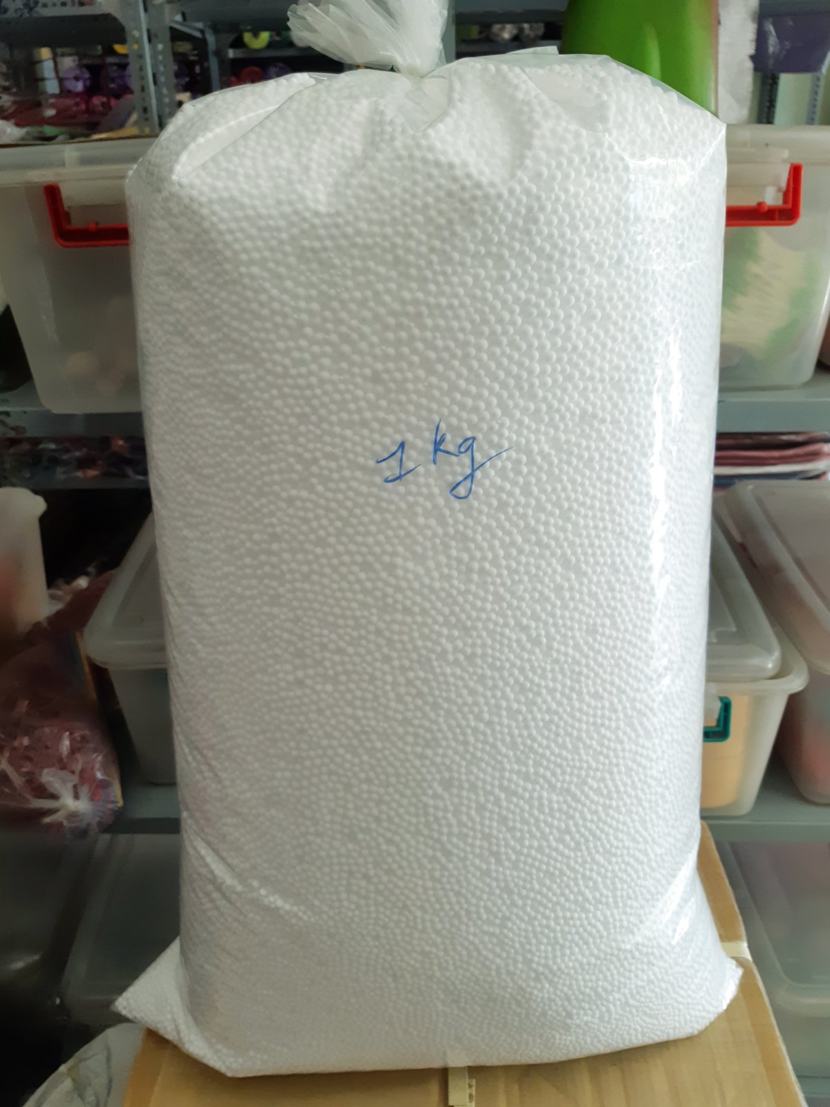Hạt xốp màu, hạt xốp trắng ghế lười - 1 kg