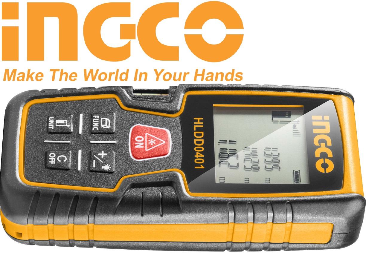 [HCM]Máy đo khoảng cách tia laser 40 mét INGCO HLDD0401