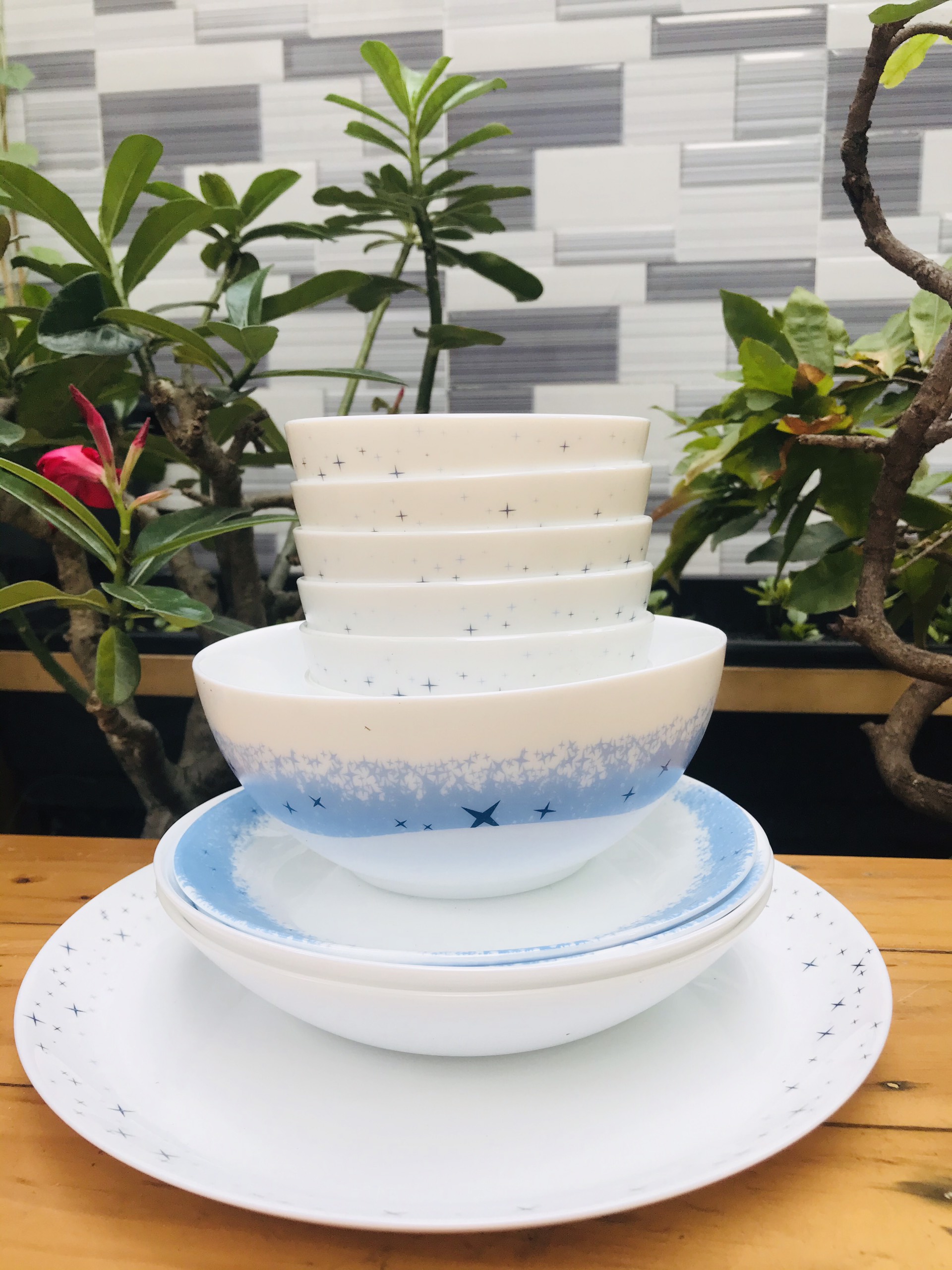 [HCM]Bộ Bàn Ăn TT Luminarc Diwali Starry Night 12 món