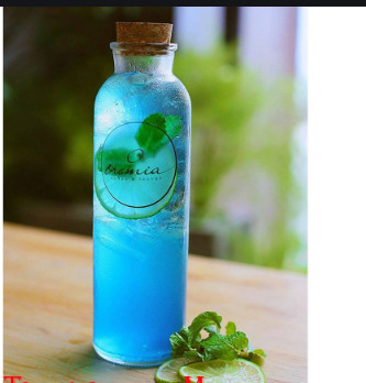 Chai thủy tinh, bình thủy tinh nút gỗ 500ml