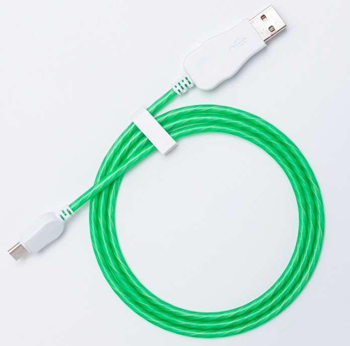 [HCM]Cáp Sạc Điện Thoại Android Dây Quang Học Phát Sáng