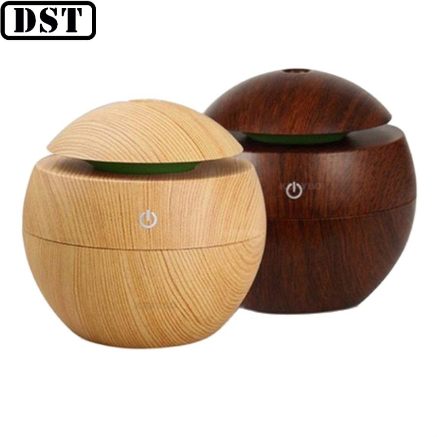Máy Xông Tinh Dầu Hình Vân Gỗ Tròn, Máy Phun Sương Tinh Dầu, Máy Phun Sương, Máy Tạo Ẩm Khuếch Tán Tinh Dầu Không Gây Tiếng Ồn, Máy Xông Tinh Dầu Ổ Cắm USB, Máy xông tinh dầu hình cầu màu vân gỗ mini tiện dụng