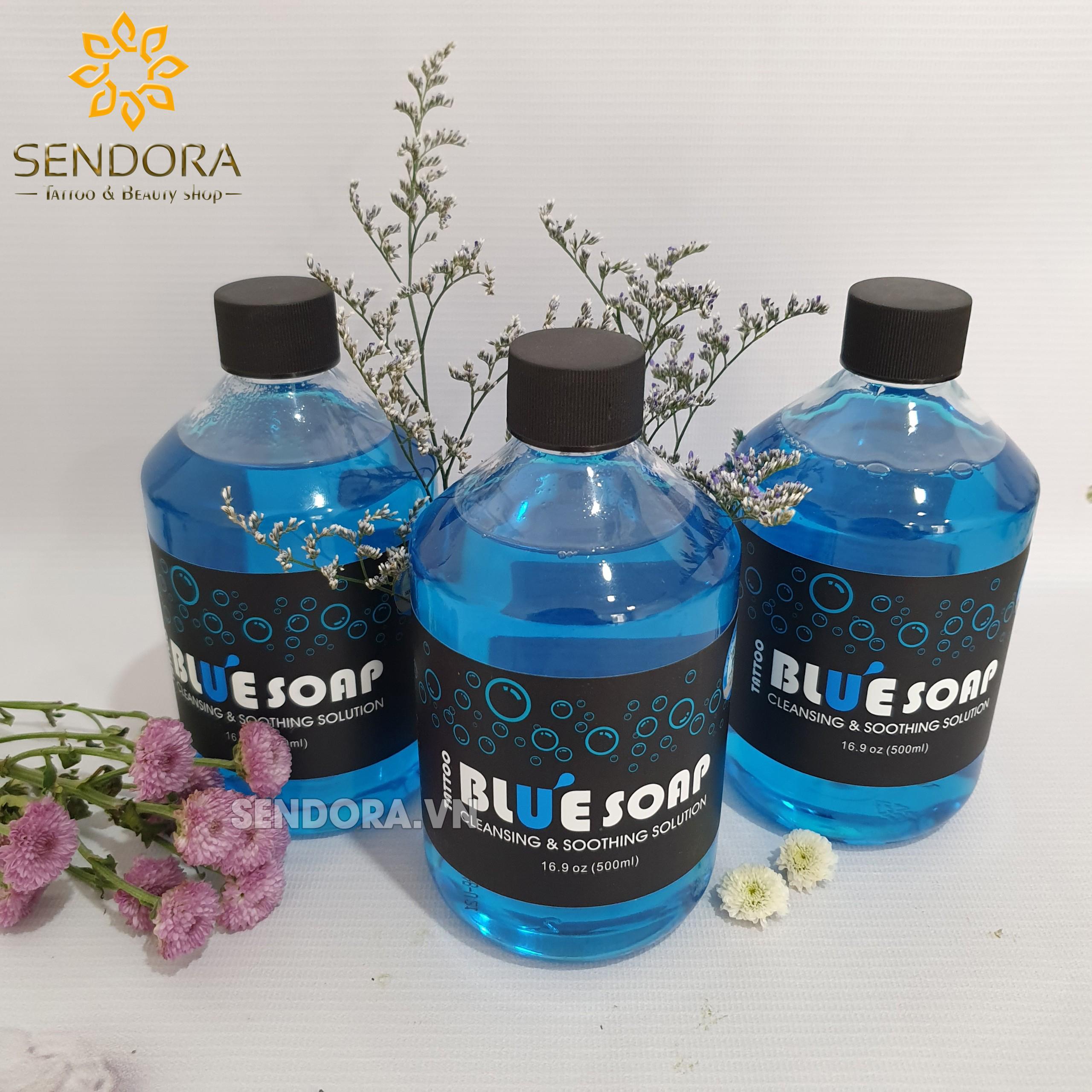 Dung dịch vệ sinh hình xăm Blue Soap 500ml