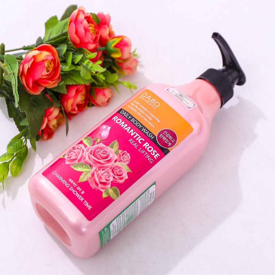 SỮA TẮM CAO CẤP DABO ROMANTIC ROSE 750ML