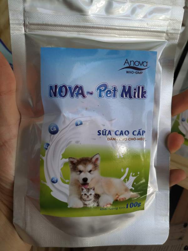 Sữa dinh dưỡng cung cấp năng lượng như sữa mẹ cho chó mèo 100g