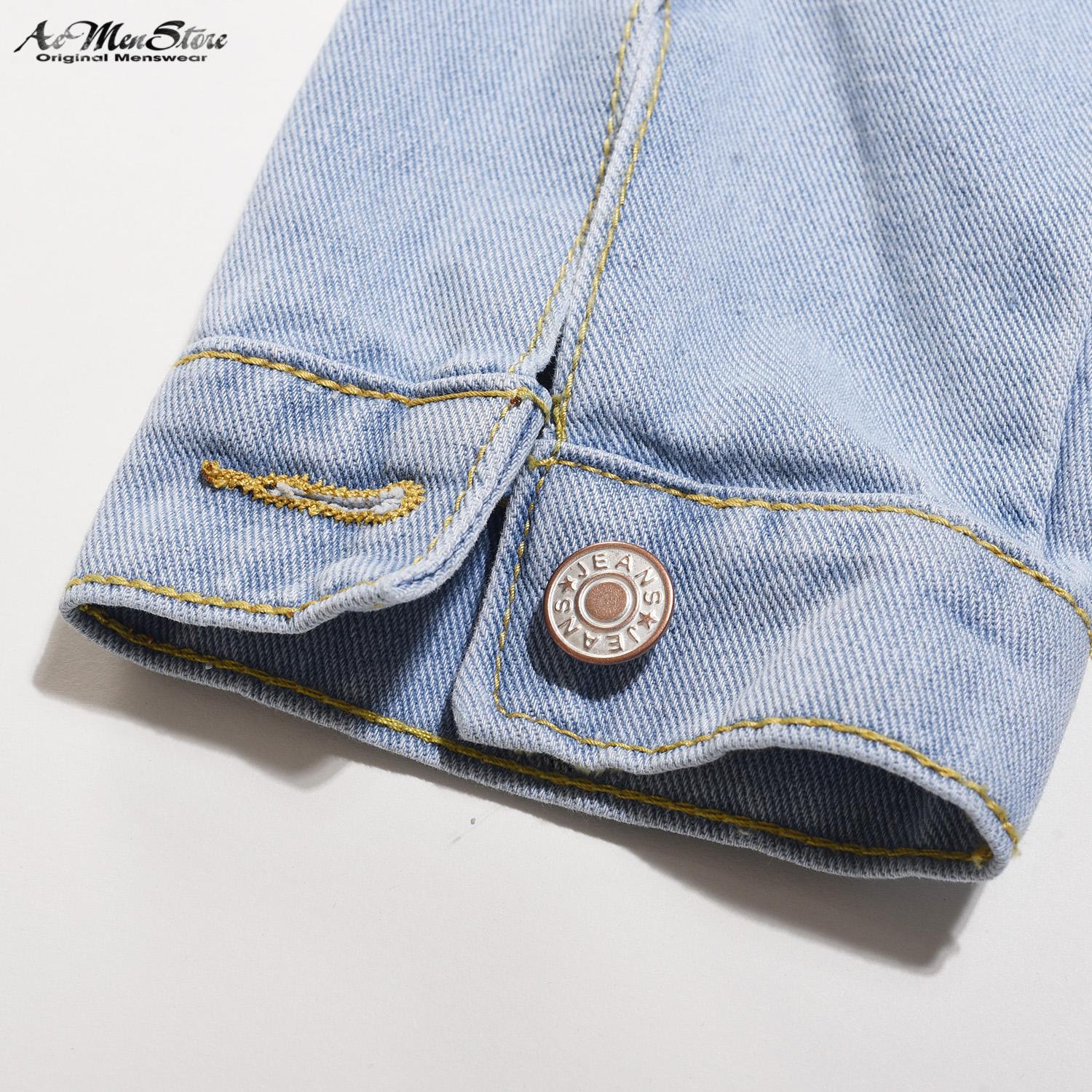 ROUTINE áo denim jacket phong cách mới lạ
