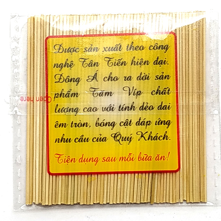 Tăm tre Đông Á (30 gói nhỏ)